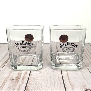 JACK DANIELS No. 7 Square Rocks Glass Cup Set